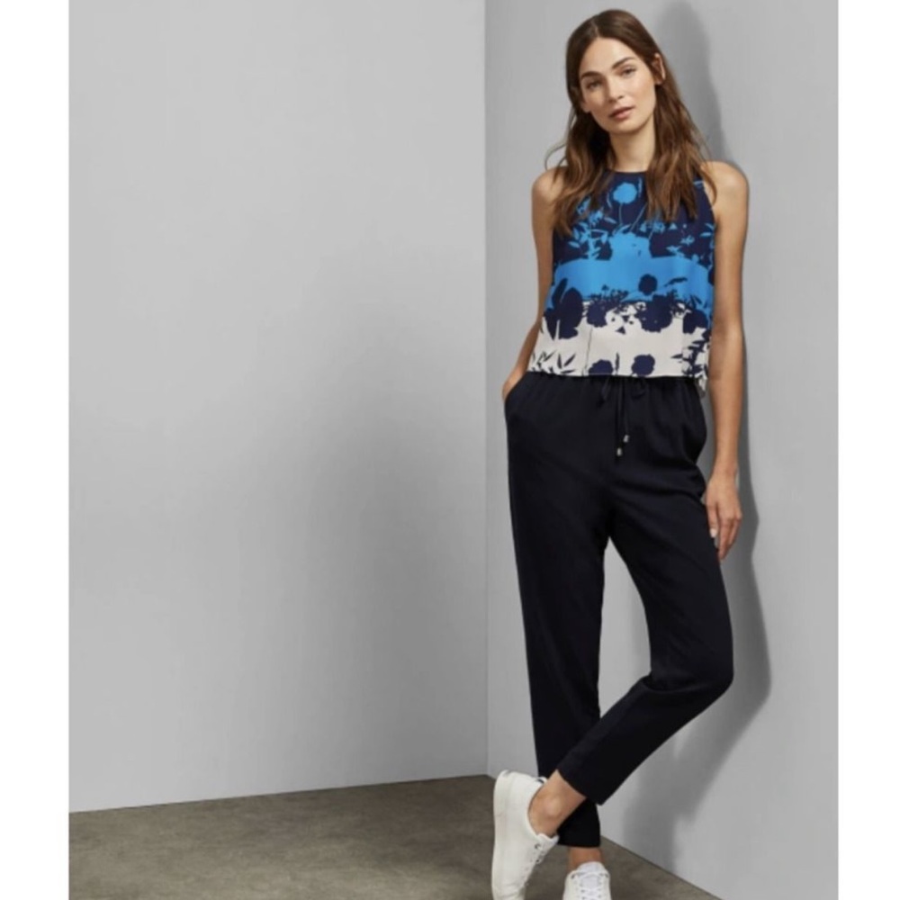 NWT Ted Baker Blue Jumpsuit M